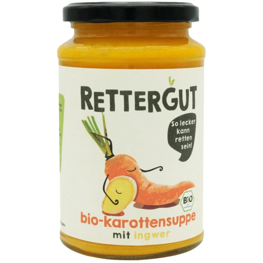 Bio Karottensuppe Mit Ingwer 375ML 3 Bio Karottensuppe Mit Ingwer 375ML