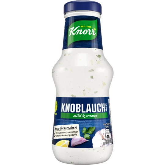 Knorr Knoblauch Sauce 250ML 3 Knorr Knoblauch Sauce 250ML