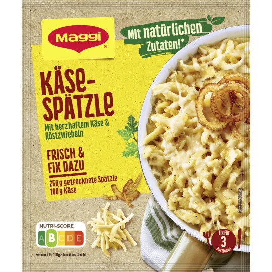 Käse Spätzle 30G 3 Käse Spätzle 30G