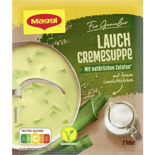 Für Genießer Lauch Cremesuppe Ergibt 500ML 3 Für Genießer Lauch Cremesuppe Ergibt 500ML