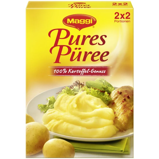 Pures Püree 100% Kartoffel-Genuss 2x 60G 3 Pures Püree 100% Kartoffel-Genuss 2x 60G