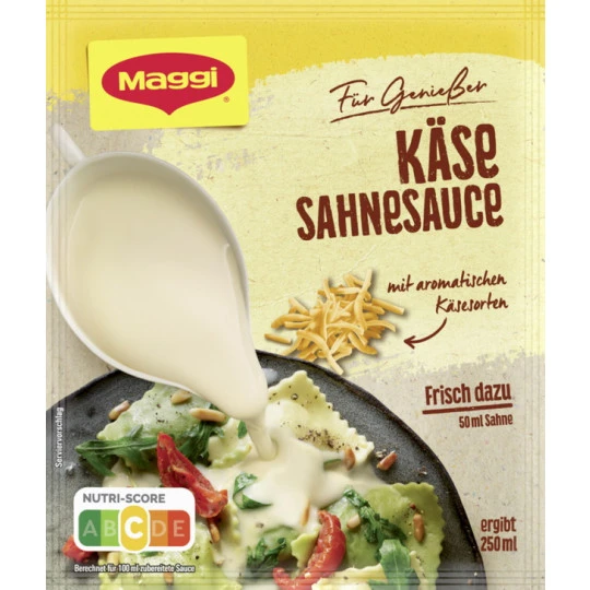 Für Genießer Käse Sahnesauce Ergibt 250ML 3 Für Genießer Käse Sahnesauce Ergibt 250ML