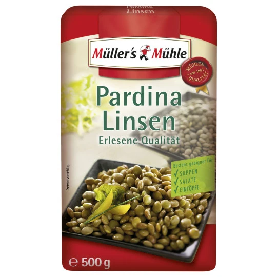 Mühle Pardina Linsen 500G 3 Mühle Pardina Linsen 500G