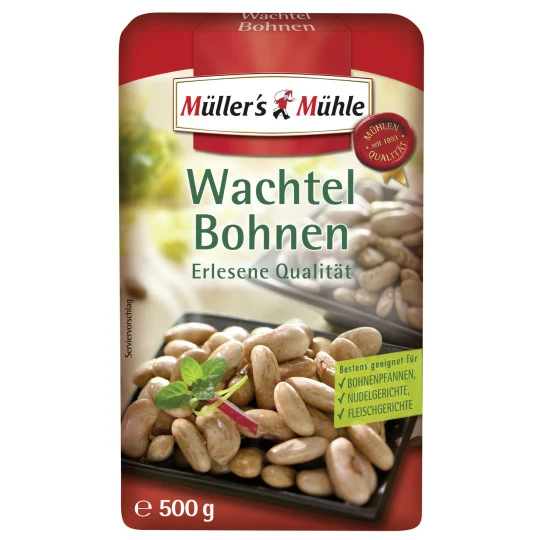 Mühle Wachtel Bohnen 500G 3 Mühle Wachtel Bohnen 500G