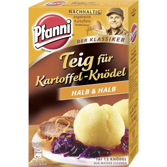 Kartoffel Knödel-Teig Der Klassiker Halb & Halb Für 12 Knödel 318G 3 Kartoffel Knödel-Teig Der Klassiker Halb & Halb Für 12 Knödel 318G