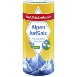 Reichenhaller Alpen Jod Salz + Fluorid 500G