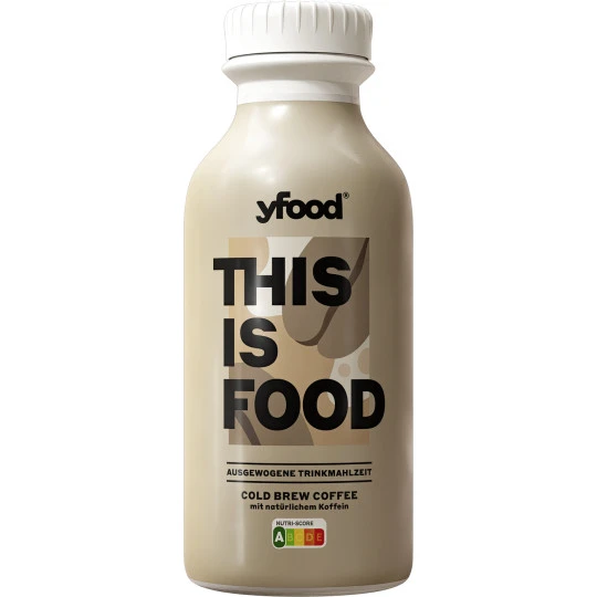 Yfood Trinkmahlzeit Cold Brew Coffee 0,5L 3 Yfood Trinkmahlzeit Cold Brew Coffee 0,5L